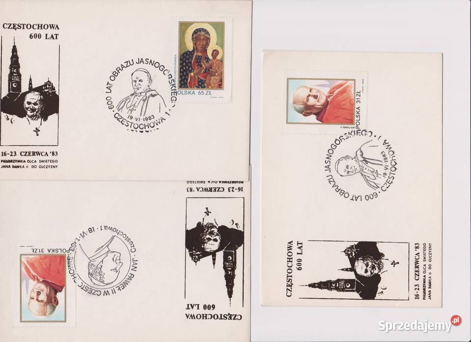 Okolicznościowe Koperty FDC z Janem Pawłem II Wrocław
