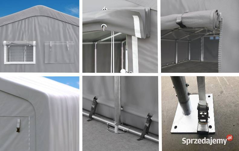 8x12m Namiot magazynowy przemysłowy warsztatowy Łódź