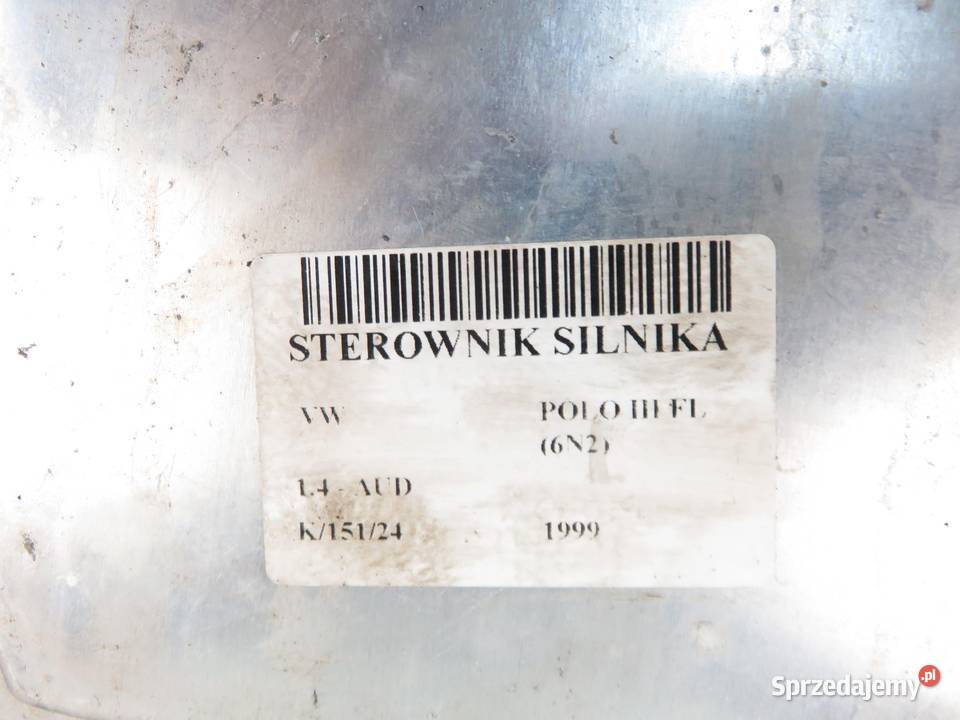 STEROWNIK VW POLO III FL 6N2 14 MPI 60 AUD osobowe