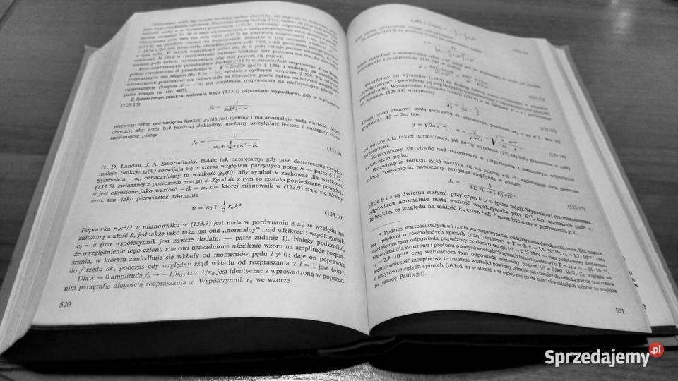 Mechanika kwantowa teoria nierelatywistyczna fizyka Gdańsk