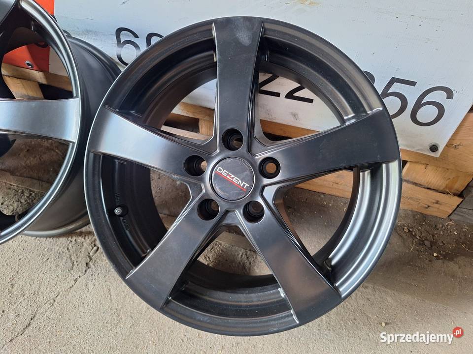 NOWE Alufelgi 5x108 16 ET48 DEZENT RE Dark koła Dezent Choceń sprzedam