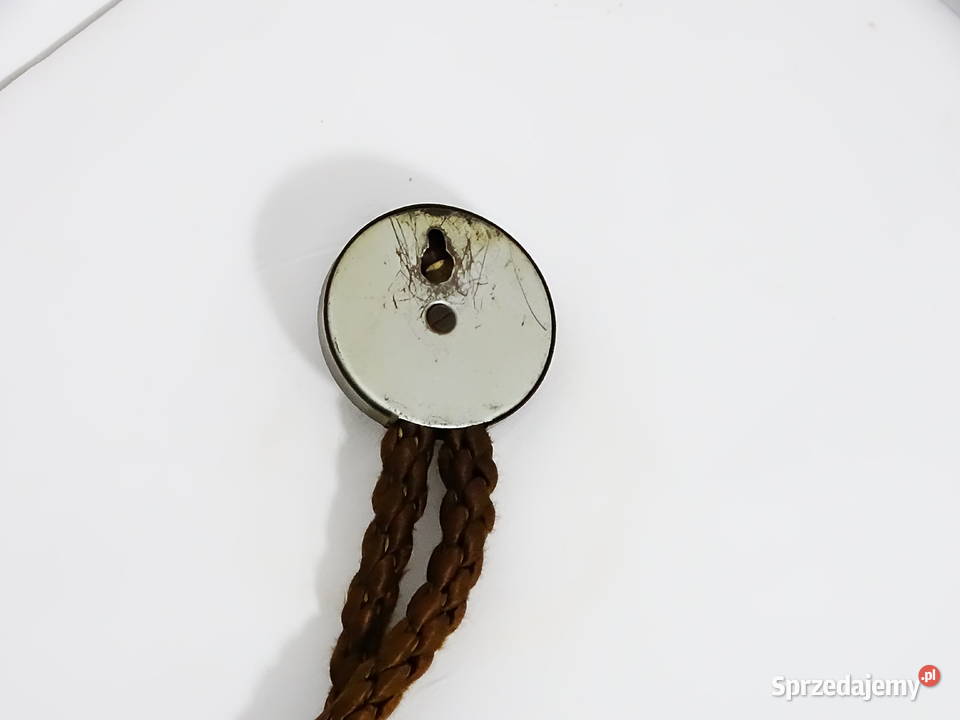 Zegar ścienny vintage z drewnianą tarczą i ścienny lubelskie Biłgoraj