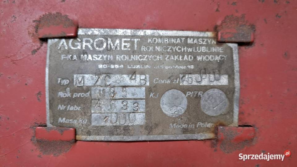 Zabytkowa młocarnia MZC4B Lubelka Tomaszów Lubelski