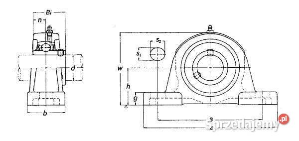 Zespół obudowy UCP YUCP206HSKF Do maszyn uprawowych Kamionna
