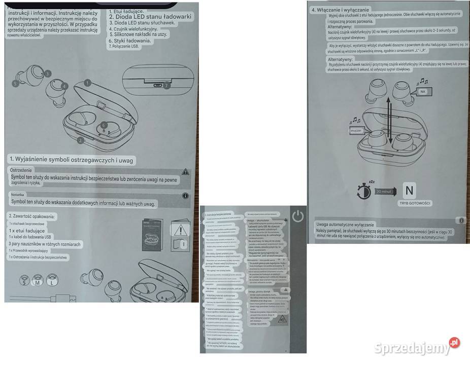 Słuchawki HAMA dokanałowe wielkopolskie Zawory sprzedam