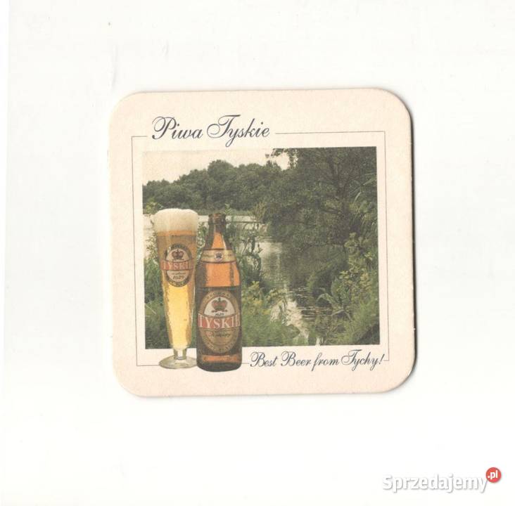 Tyskie podstawka do piwa 23 Birofilistyka śląskie Gliwice