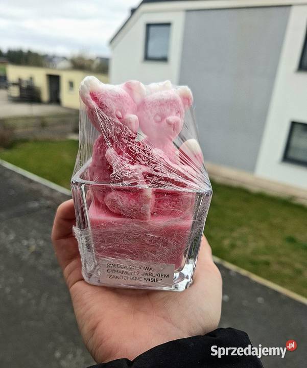 Świeca sojowa zakochane misie Pruszcz Gdański