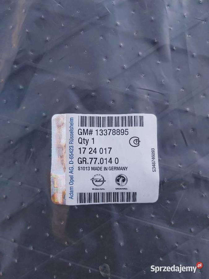 Mata gumowa orginalna bagarznika nowa do Opla Wielkie Drogi