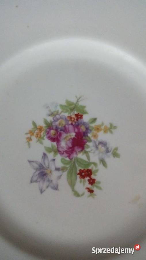 Stara polska porcelana sygnowana talerzyki i Ceramika i szkło Warszawa