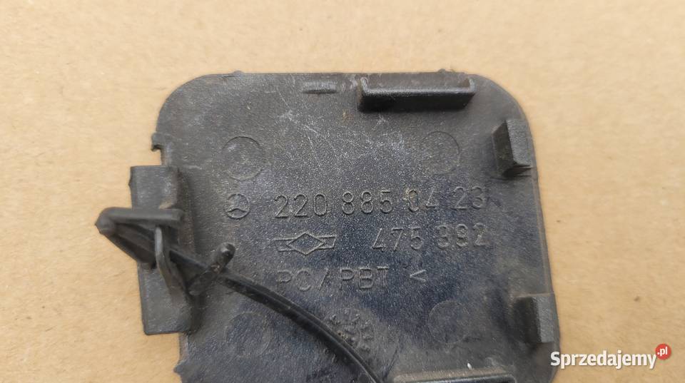 MERCEDES W220 ZAŚLEPKA HAKA ZDERZAKA TYL osobowe śląskie Ruda Śląska