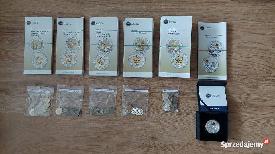 WYPRZEDAŻ monet 5 z serii Odkryj Polskęfolder Warszawa sprzedam