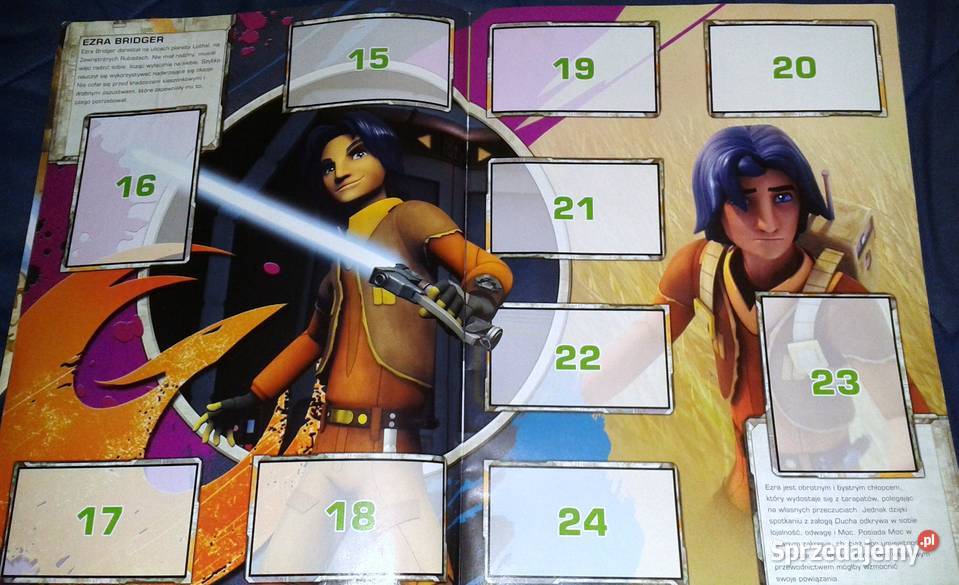 Star Wars Rebelianci Topps Album na naklejki Kultura i Rozrywka Chełm