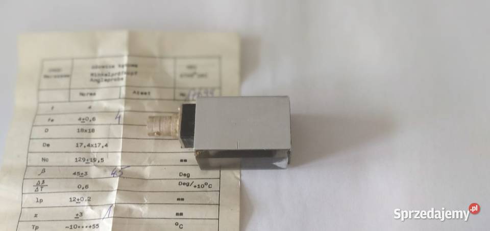 GŁOWICA ULTRADŹWIĘKOWA M31 4T4518C mazowieckie Wołomin sprzedam