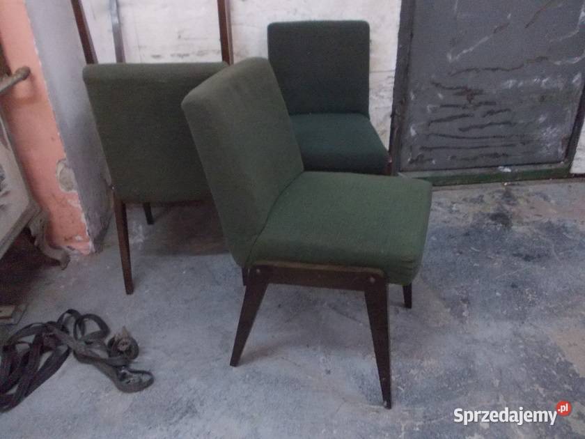 Krzesła drewniane AGA PRL vintage 2 Bielsko-Biała sprzedam