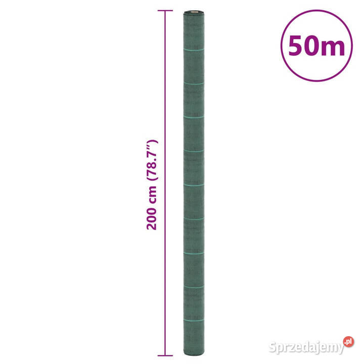 Agrowłóknina antychwastowa zielona 2x50 m PP Warszawa
