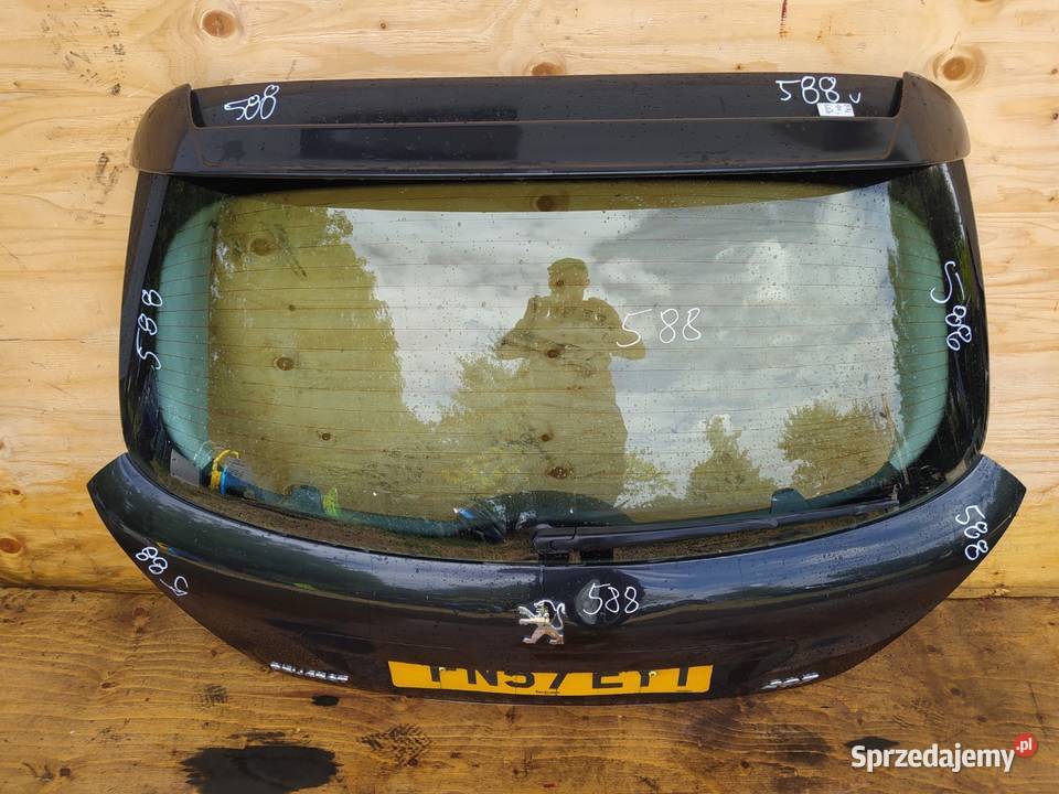PEUGEOT 207 I HB KLAPA TYŁ EXLD