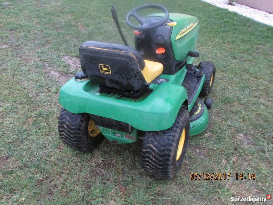 John Deere traktorek kosiarka LT166 MULCZER Hołubla