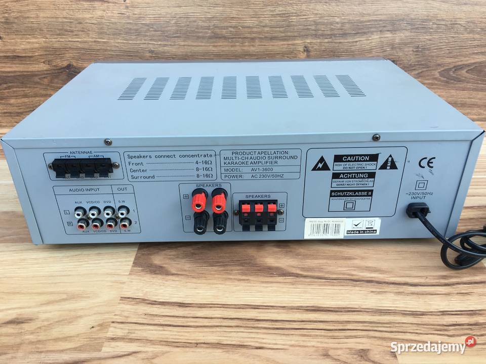 Amplituner karaoke HYUNDAI AV13600 pilot Wzmacniacze i pokrewne opolskie Opole