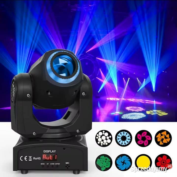 Głowa Ruchoma Led Spot Ring Mała Głowica Nowy Korczyn sprzedam