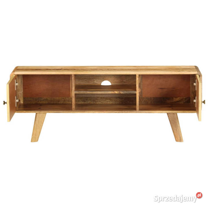 Szafka pod telewizor lite drewno mango 120 x 30