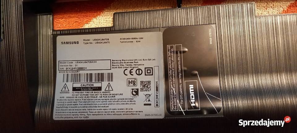 4x SamsuUE50TU8000U UE50ES5500 UE46ES6100 Karlino