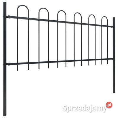 Ogrodzenie z zaokrąglonymi końcami stalowe 68x08 Obrzeża i palisady Warszawa