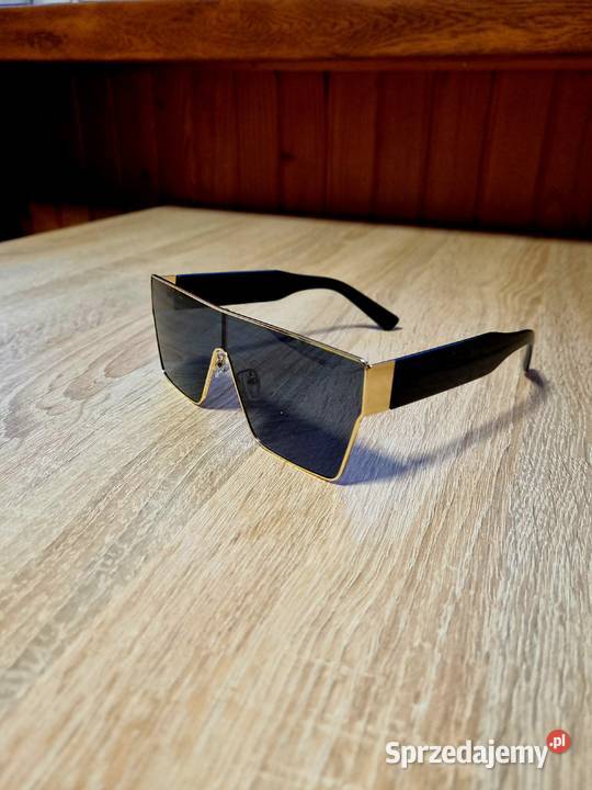 Piękne męskie okulary unisex nowość 2026 duże