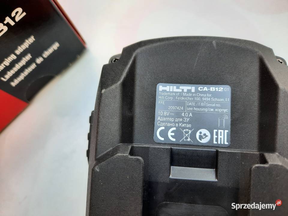 HILTI ŁADOWARKA PROSTOWNIK Adapter C41250 do śląskie Szczerbice
