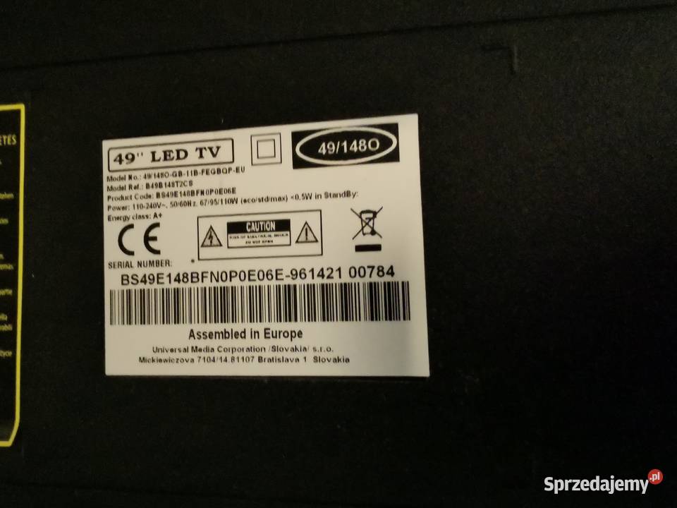 Sprzedam telewizor Blaupunkt 49 LED TV LED Wrocław