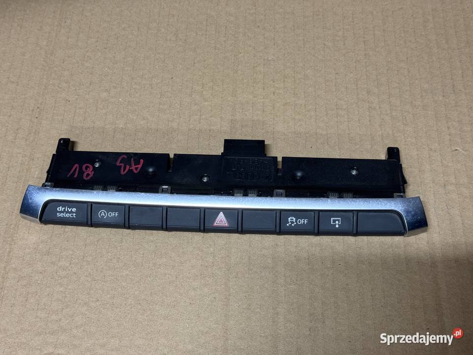 AUDI A3 8V PANEL PRZEŁACZNIK AWARYJNYCH DRIVE Kłodzko sprzedam