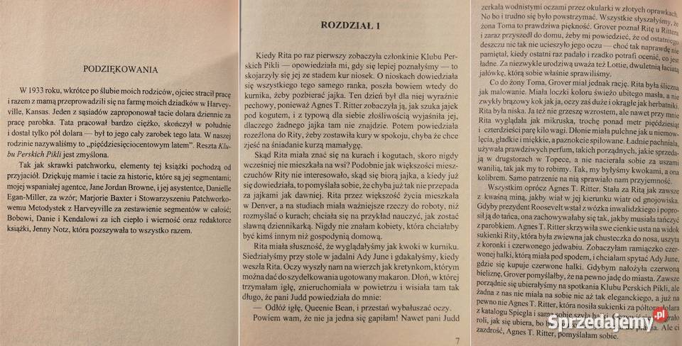 Klub Perskich Pikli Sandra Dallas Lublin