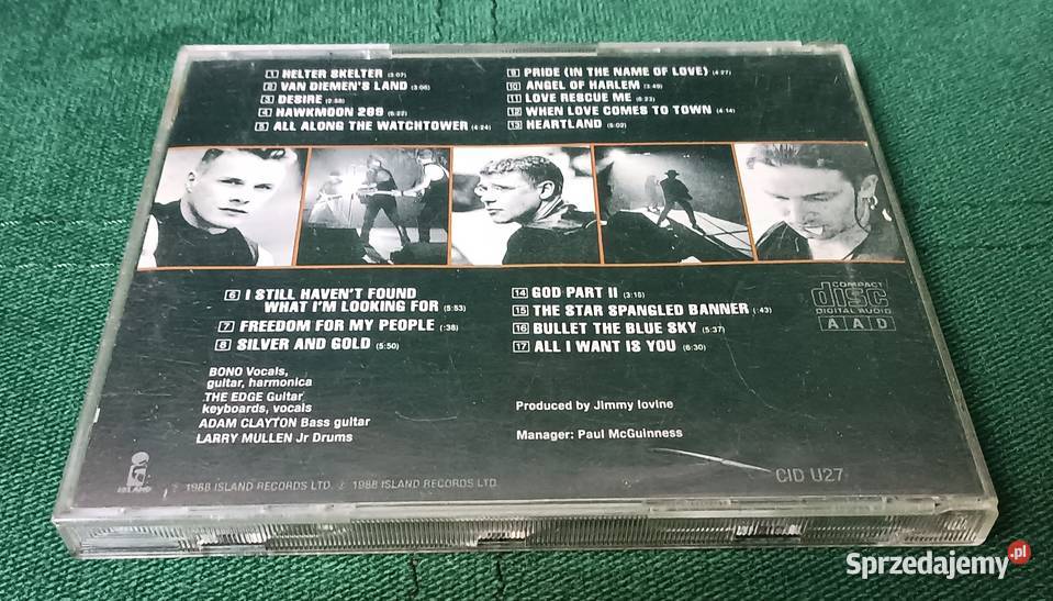 U2 Rattle and hum Zbylitowska Góra