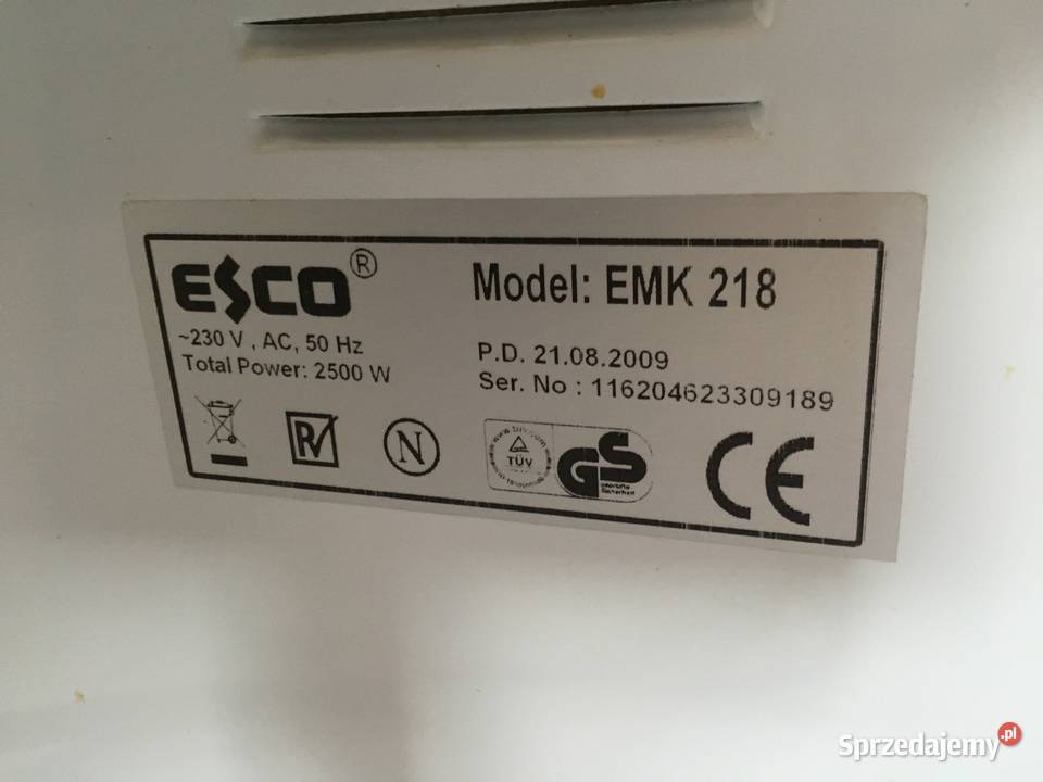 Kuchenka elektryczna dwupalnikowa Sierakowice