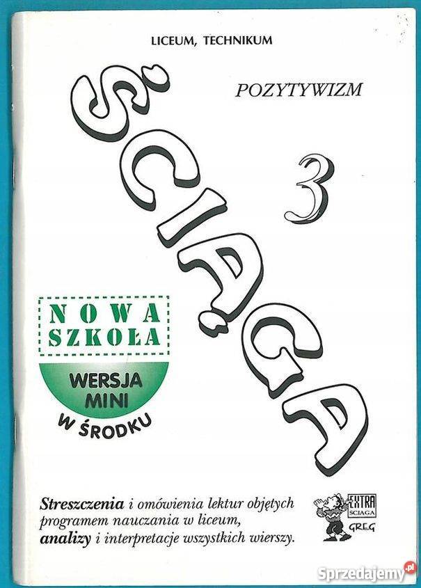ŚCIĄGA 3 POZYTYWIZM Siedlce