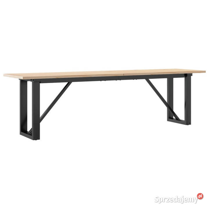 Stolik kawowy z czworokątnymi nogami 160x40x45 Warszawa