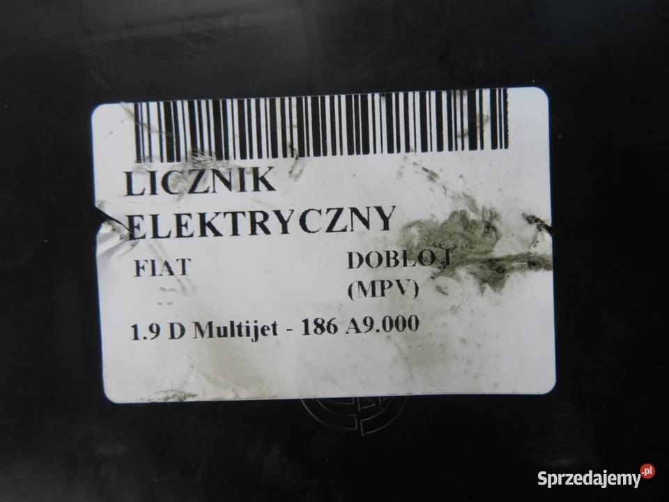LICZNIK FIAT DOBLO I MPV 19 D 51761688