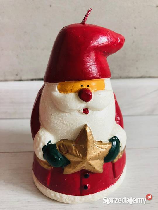 Nowa świeca ozdoba na Boże Narodzenie Mikołaj sprzedam