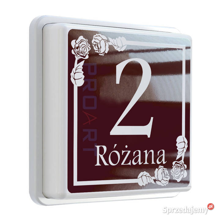 LED PODŚWIETLANY NUMER NA DOM TABLICZKA ADRESOWA wielkopolskie Rydzyna