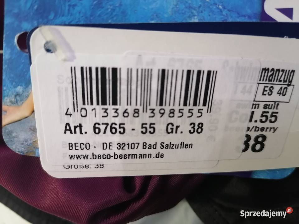 38 BECO 6765 Damski strój kąpielowy Szczerbice