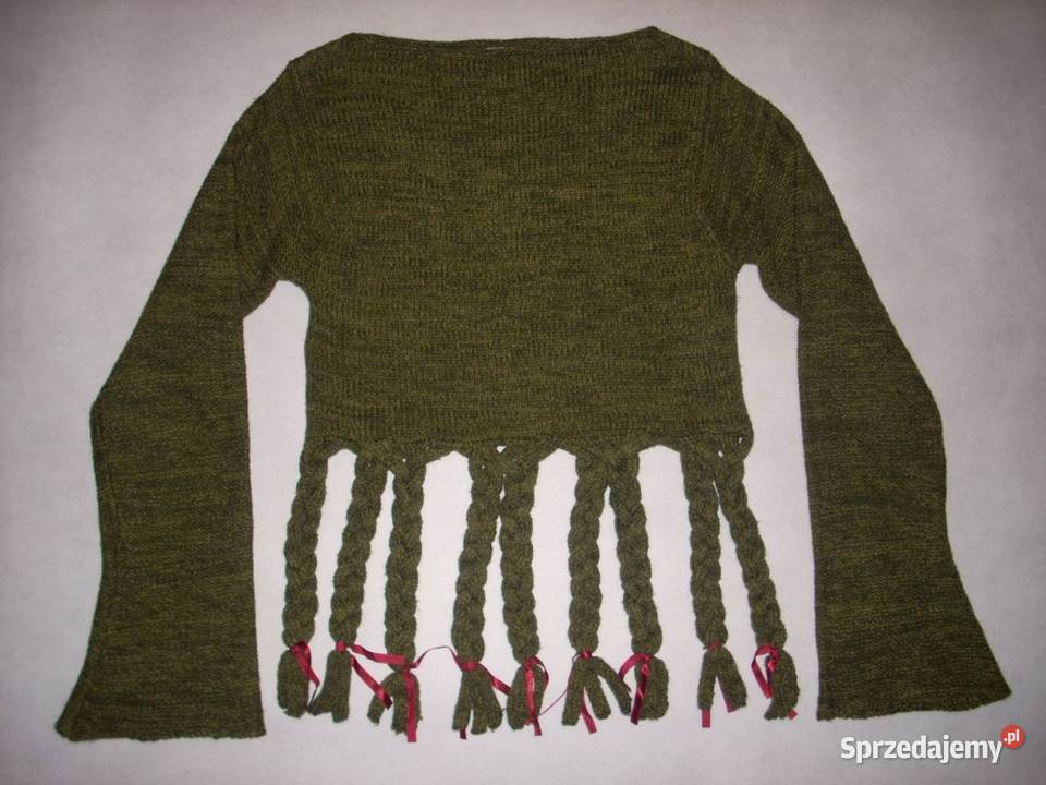 Lost Girl Sweter Frędzle j Nowy 36 38 vintage Moda i Styl małopolskie sprzedam