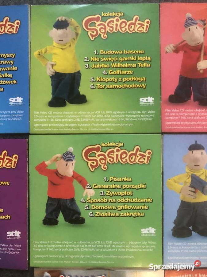 Sąsiedzi kolekcja bajek na VCD Pozostałe śląskie