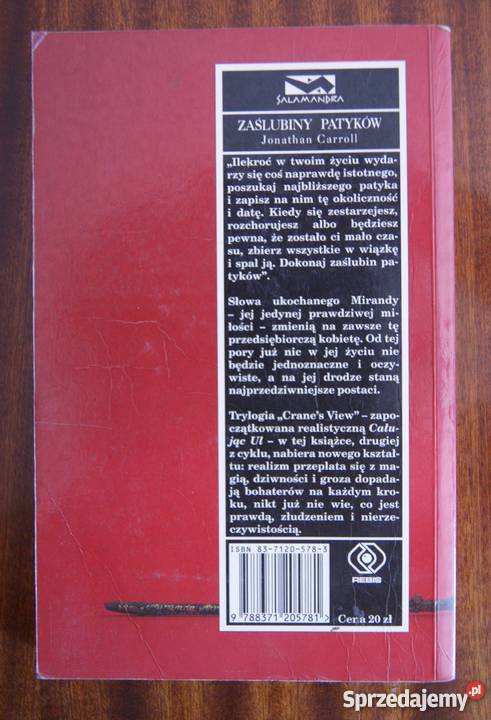 Jonathan Carroll Zaślubiny patyków