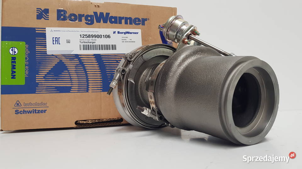Turbosprężarka BorgWarner KKK Reman 12589900106 Siedlce