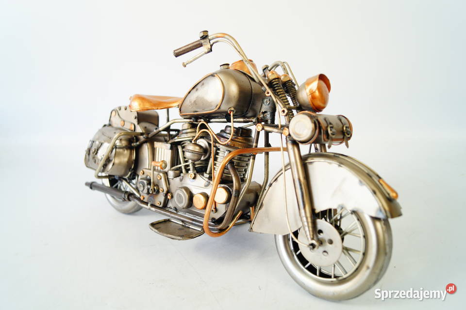 Metalowy pojazd motocykl harley rekwizyt Gizałki