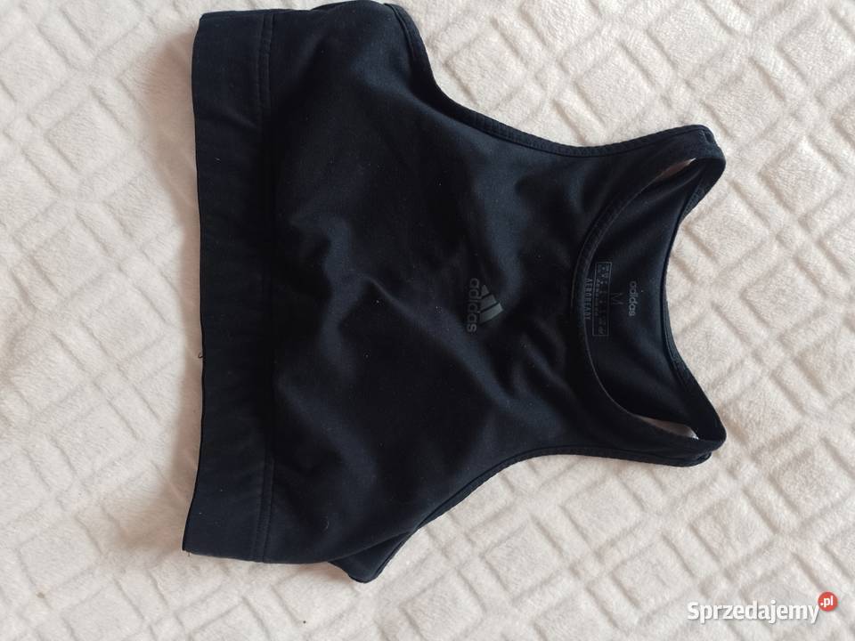 38M ADIDAS Czarny top fitness bokserka sportowa Adidas małopolskie
