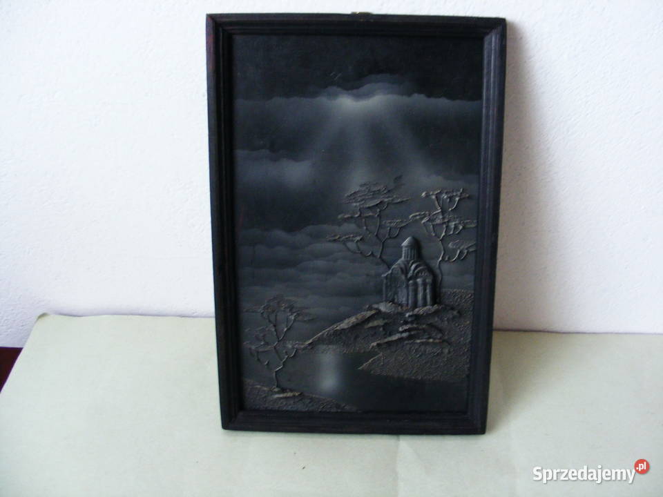 Obraz z nakładaną fakturą Wieża Zamek sprzedam