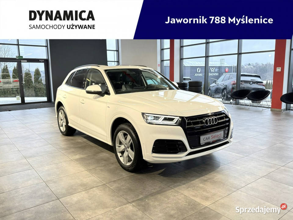 Audi Q5 VAT 23 45TFSI 245 Stronic quattro 2020 r wspomaganie kierownicy Myślenice