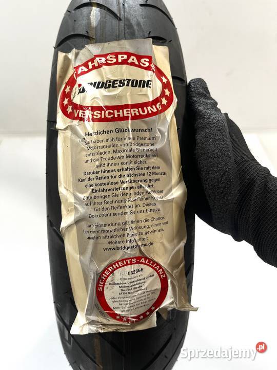 Opona BRIDGESTONE BATTLAX BT015F 12070ZR17 58W W do 270 km/h Łobżenica sprzedam