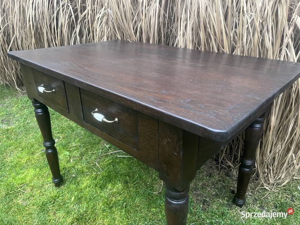 Stół dębowy sygnowany 100letni Dęblin