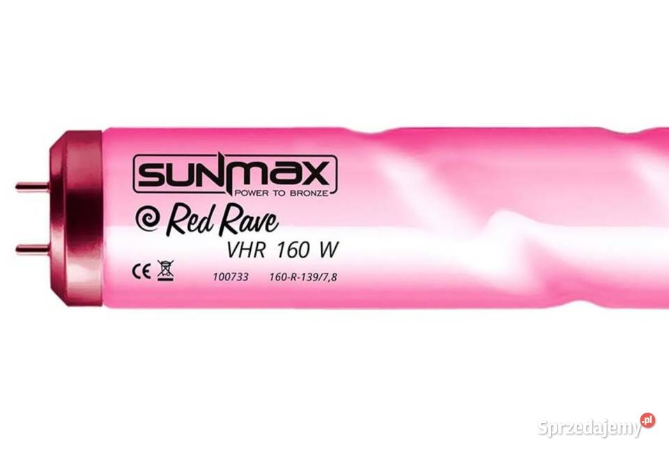 Lampy solarium Sunmax Red rave małopolskie sprzedam